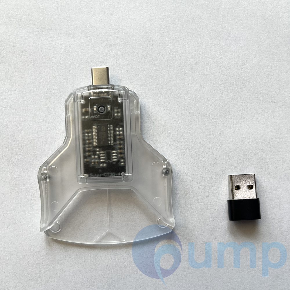 เครื่องอ่านบัตรประชาชน EZ100PU Plus พร้อมหัว Type-C และตัวแปลง USB-A